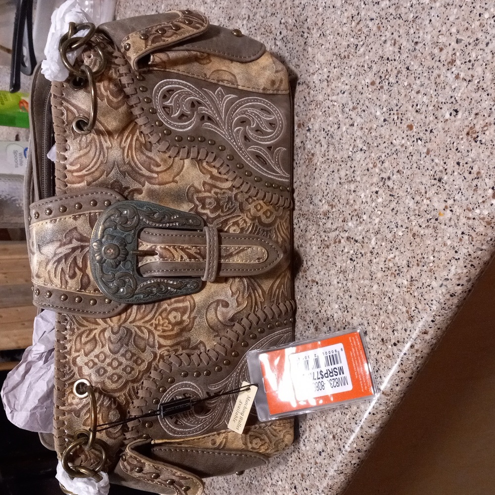 NWT Montana West Buckle Concealed Carry Satchel